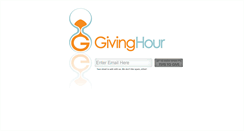 Desktop Screenshot of givinghour.com